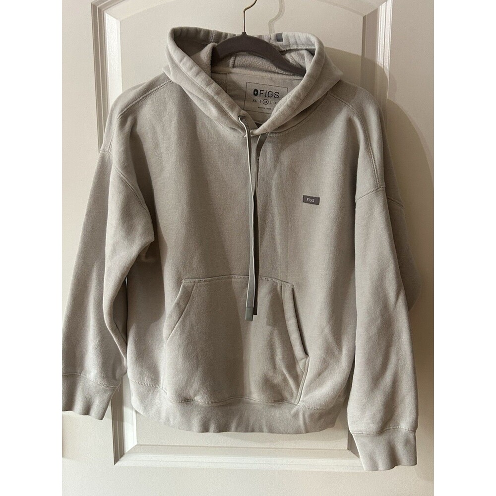FIGS Women’s Size M Gray Pullover Hoodie Long Sleeve Sweatshirt Nursing